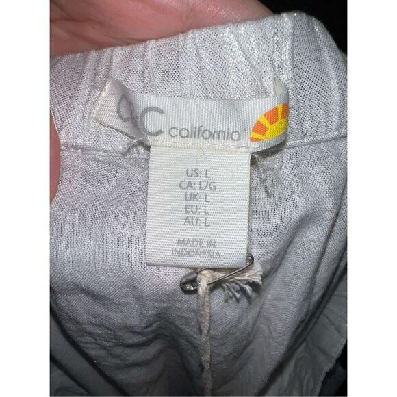 New! Women’s Linen Sparkly Metallic Skirt MAXI LARGE - Picture 8 of 8